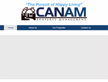 Tablet Screenshot of canampm.com